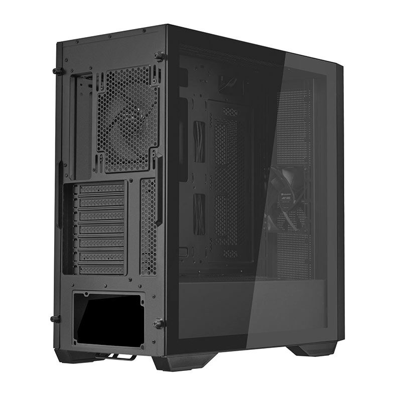 Gabinete Gamer Cougar Uniface, Mid-Tower, Lateral de Vidro, Com 2 Fans, Preto, 385C780.0005