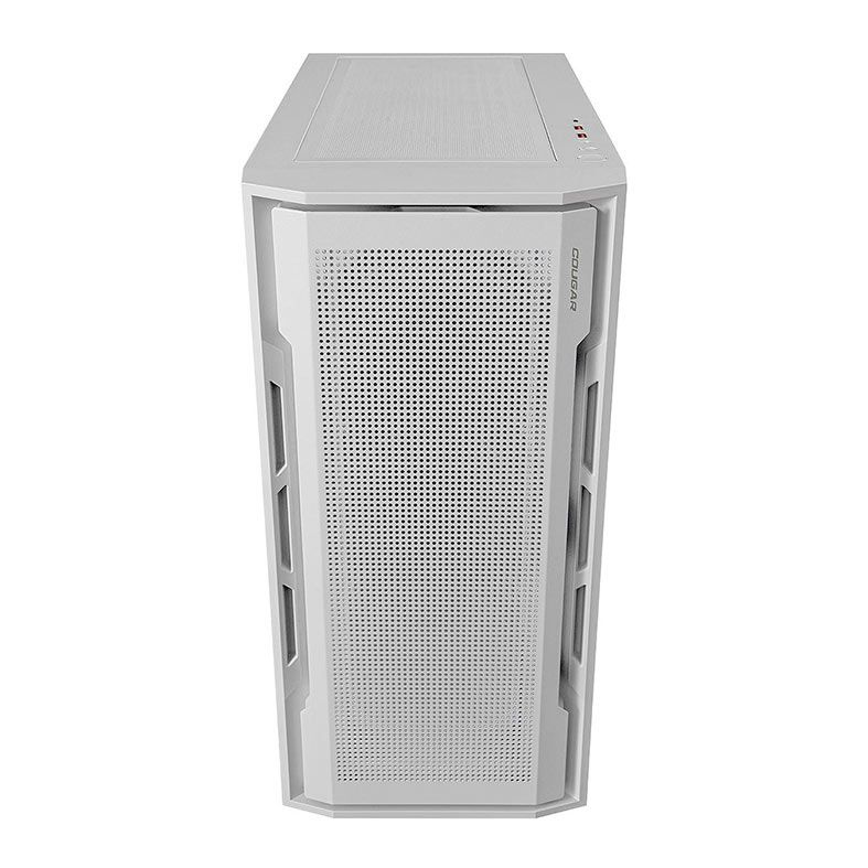 Gabinete Gamer Cougar Uniface, Mid-Tower, Lateral de Vidro, Com 2 Fans, Branco, 385C780.0006