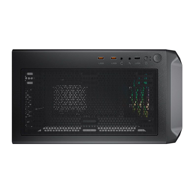 Gabinete Gamer Cougar Archon 2 RGB, Mid-Tower, Lateral de Vidro, Com 3 Fans, Preto, 385CC50.0003