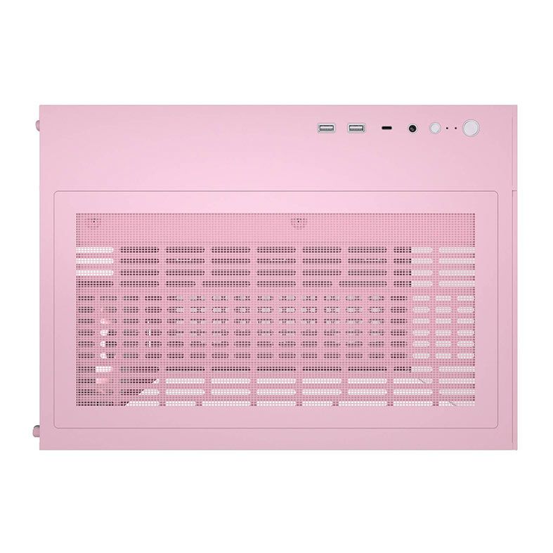 Gabinete Gamer Cougar FV150, RGB, Mid-Tower, Lateral de Vidro, Com 4 Fans, Rosa, 385KA10.0005