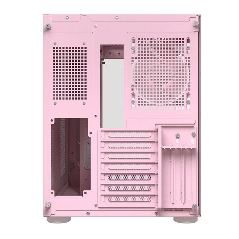 Gabinete Gamer Cougar FV150, RGB, Mid-Tower, Lateral de Vidro, Com 4 Fans, Rosa, 385KA10.0005
