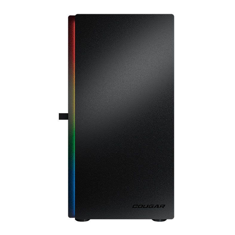 Gabinete Gamer Cougar Purity RGB, Lateral de Vidro, Com 1 Fan, Preto, 385PC40.0001