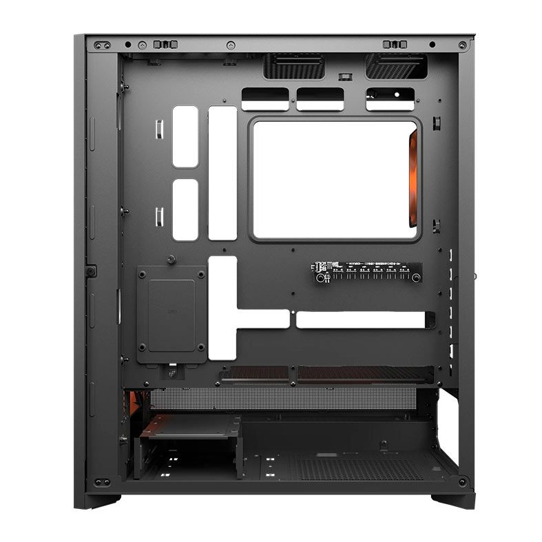 Gabinete Gamer Cougar Airface 180, ARGB, Mid-Tower, Lateral de Vidro, Com 3 Fans, Preto, 385VA40.0001