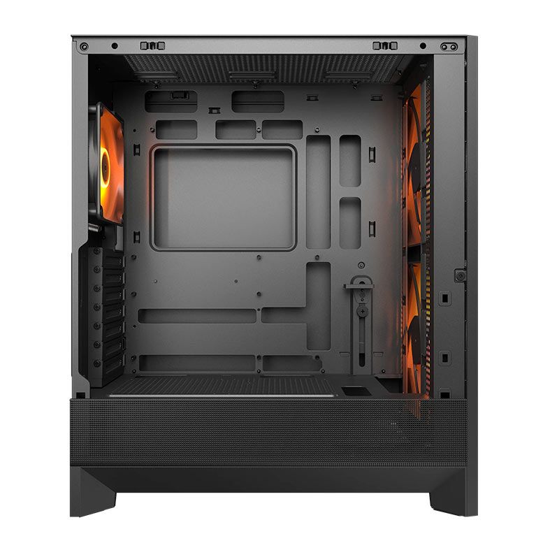 Gabinete Gamer Cougar Airface 180, ARGB, Mid-Tower, Lateral de Vidro, Com 3 Fans, Preto, 385VA40.0001