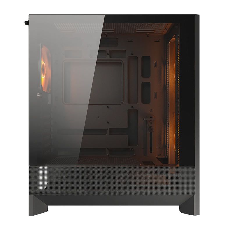 Gabinete Gamer Cougar Airface 180, ARGB, Mid-Tower, Lateral de Vidro, Com 3 Fans, Preto, 385VA40.0001