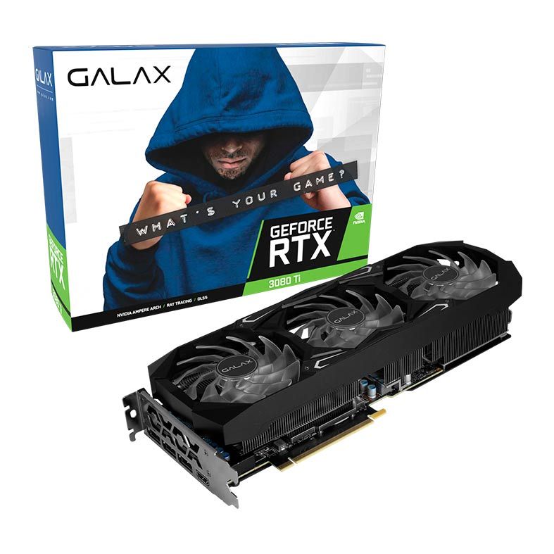 Placa de Video Galax GeForce RTX 3080 Ti SG 12GB GDDR6X 1-Click OC 384-bit, 38IOM5MD99DD