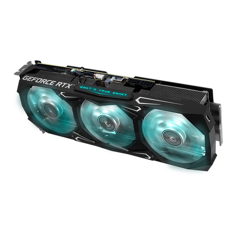 Placa de Video Galax Geforce RTX 3080 SG 1-Click OC, LHR, 10GB, GDDR6X, 320-bit, 38NWM3MD99RG-NAC