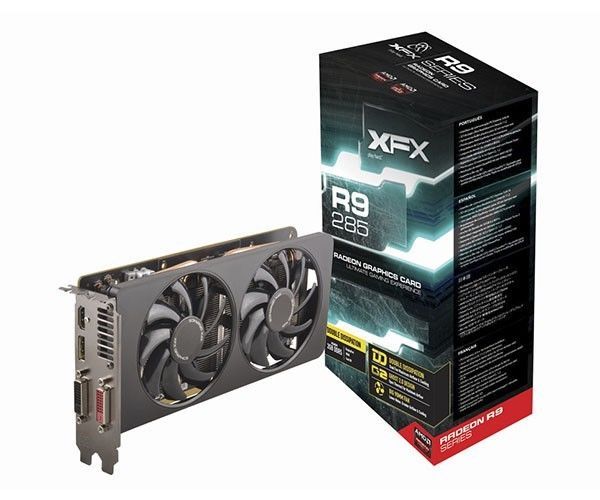 Placa de Video XFX Radeon R9 285 2GB GDDR5 256-bit, R9-285A-CDFC