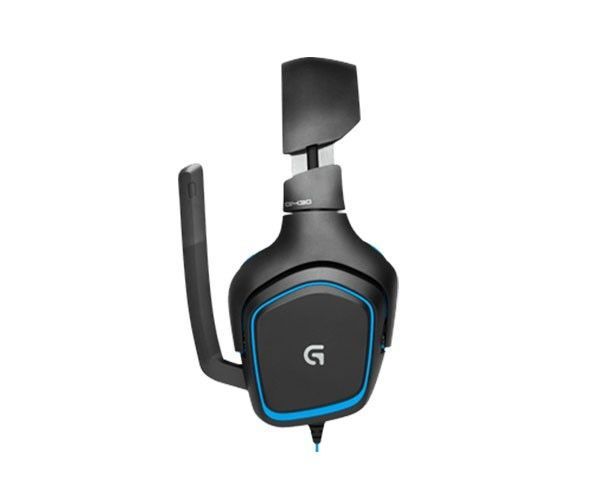 Headset Gamer Logitech G430 7.1 Surround USB Digital Preto/Azul, 981-000536