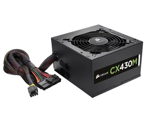 Fonte Corsair 430W Modular CX430M, Certificado 80 Plus Bronze, PFC Ativo, CP-9020058-WW - BOX