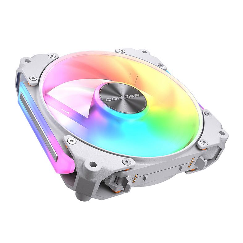 Ventoinha Cougar Apolar 120 ARGB, 120mm, Branco, 3MAPR12A1.0002