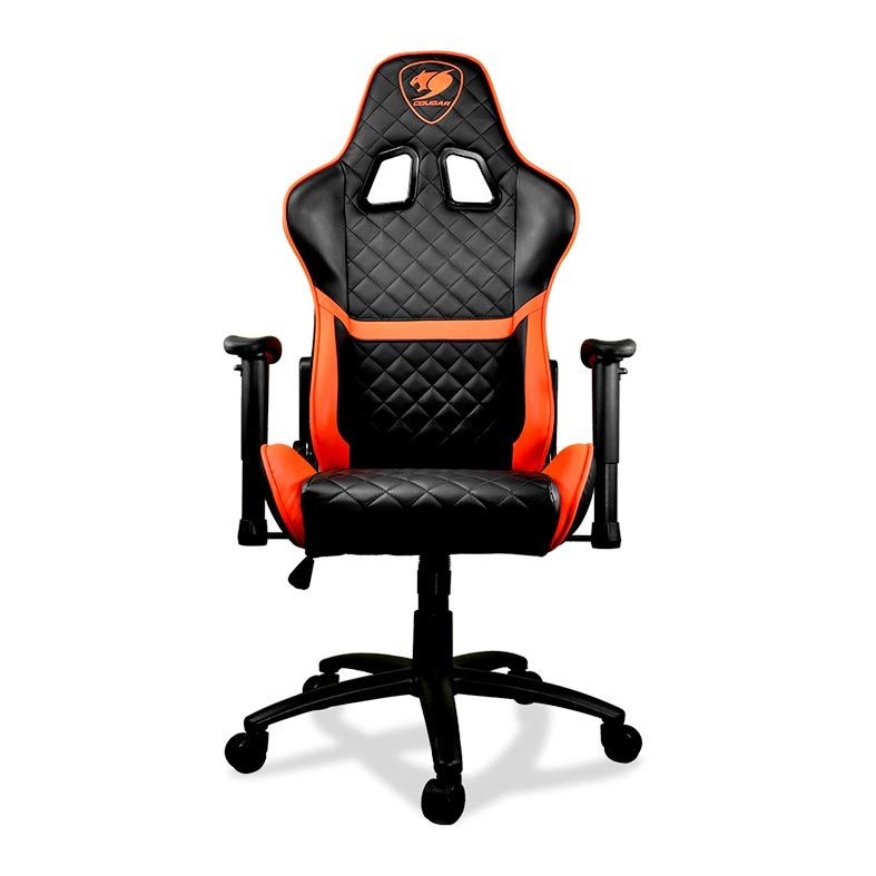Cadeira Cougar Armor One Preta/Laranja, 3MARONXB.0001