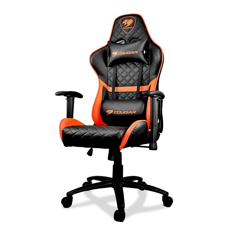 Cadeira Cougar Armor One Preta/Laranja, 3MARONXB.0001