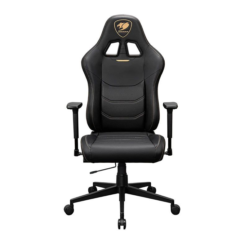 Cadeira Gamer Cougar Pryme Gold, Preto, 3MPRLGLB.0001