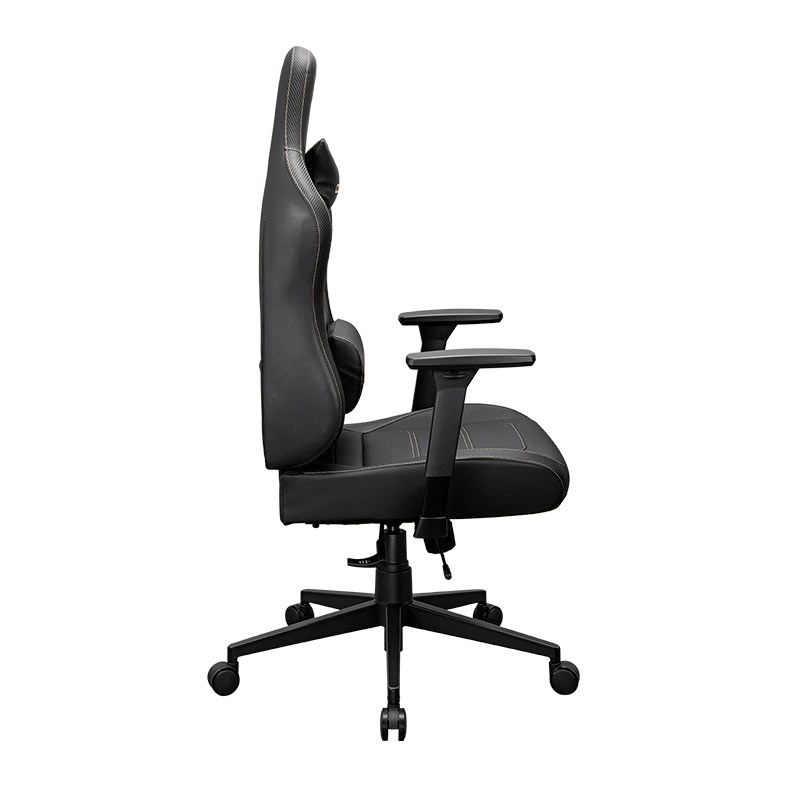 Cadeira Gamer Cougar Pryme Gold, Preto, 3MPRLGLB.0001