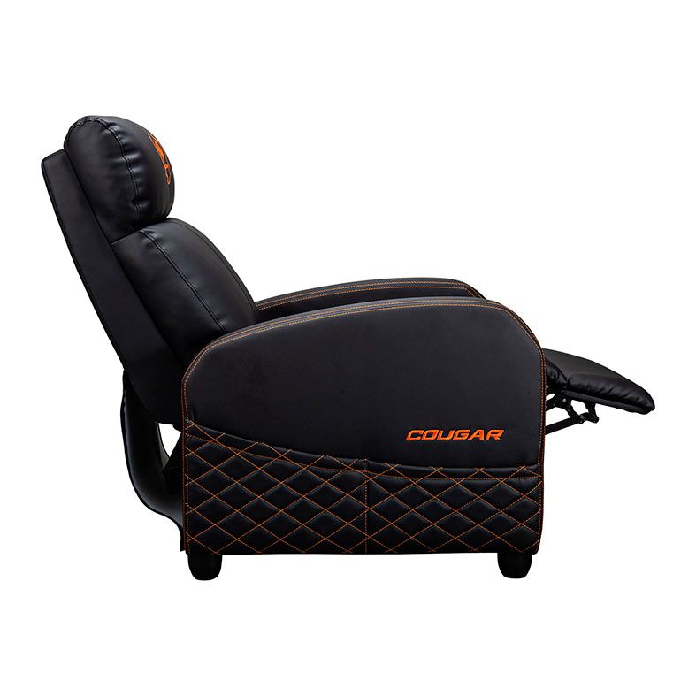 Poltrona Cougar Ranger Elite, Preto e Laranja, 3MRAEORB.0001