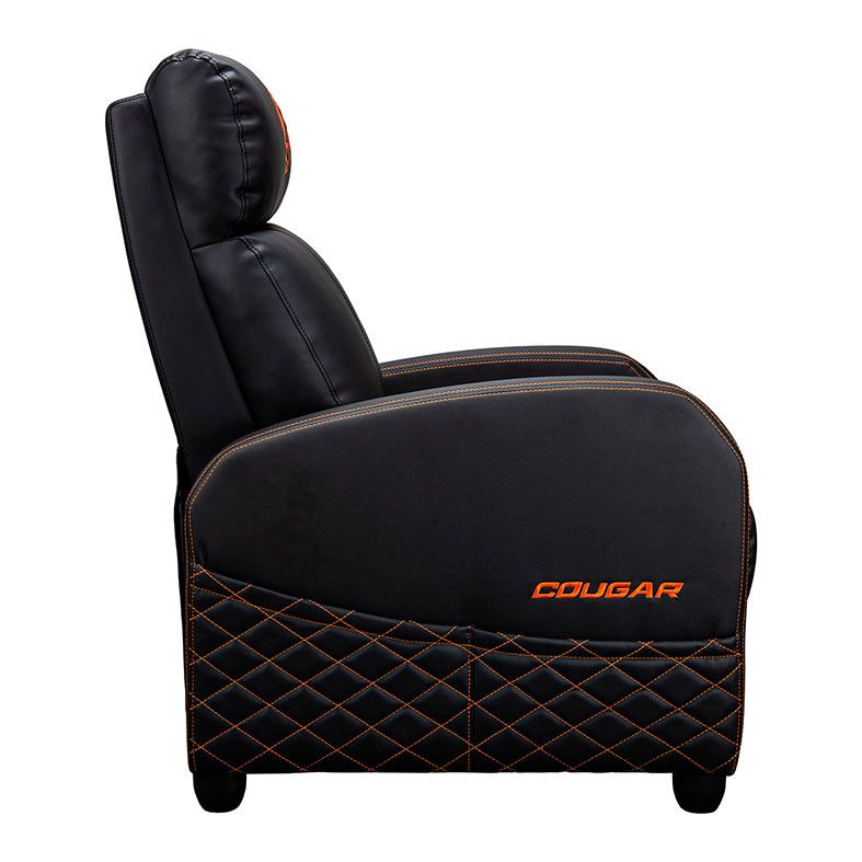 Poltrona Cougar Ranger Elite, Preto e Laranja, 3MRAEORB.0001