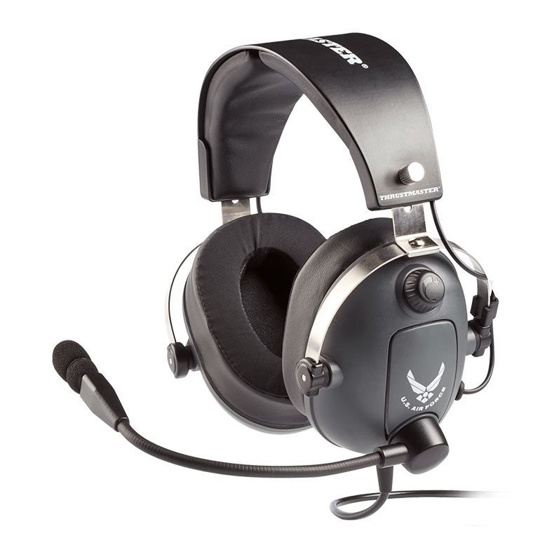 Headset Gamer Thrustmaster T.Flight U.S Air Force Edition, Drivers 50mm, Multiplataforma, Preto, 4060104