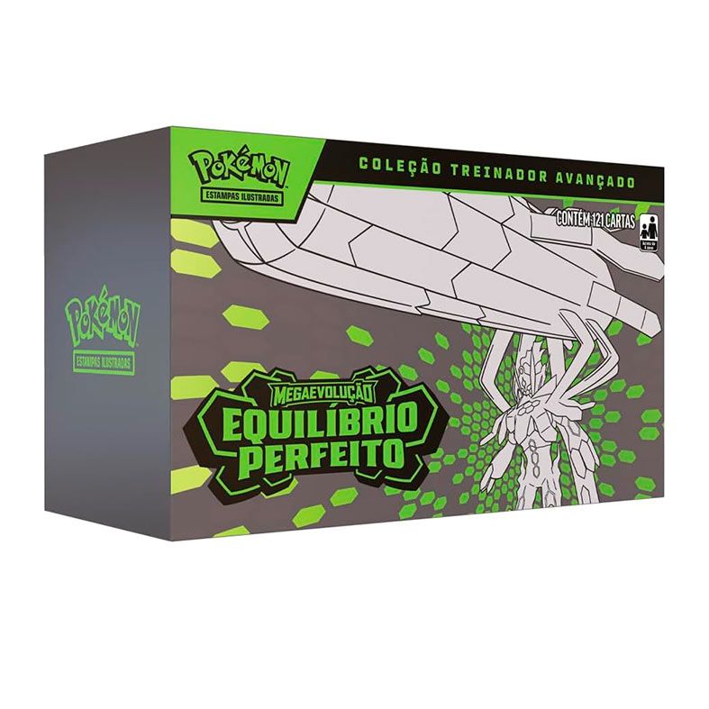 Pokémon TCG, Coleção Treinador Avançado de Megaevolução Equilíbrio Perfeito, 10-10372-107