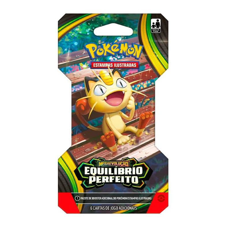 Pokémon TCG, Booster com Embalagem Especial de Megaevolução Equilíbrio Perfeito, 6 cartas, 10-10378-107