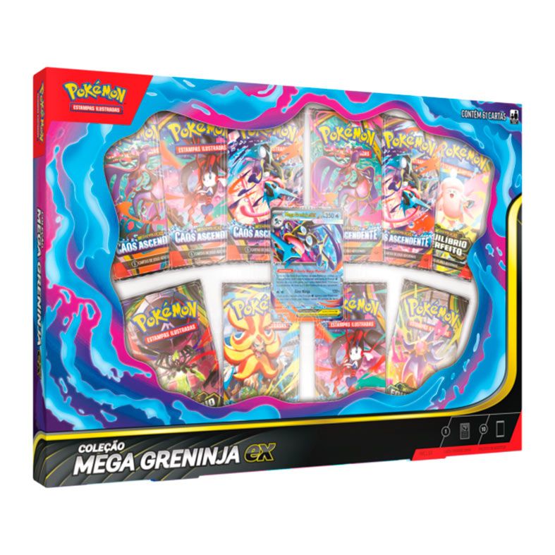 Pokemon TCG, Colecao Mega Greninja Ex, 60 Cartas, 4444410413 | Pichau