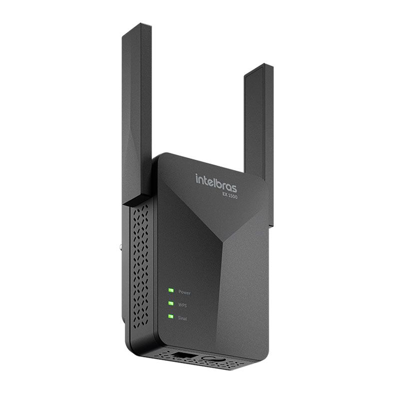 Roteador Wireless Intelbras EX 1500 Dual Band Mesh, Wi-Fi 6, Preto, 4750191