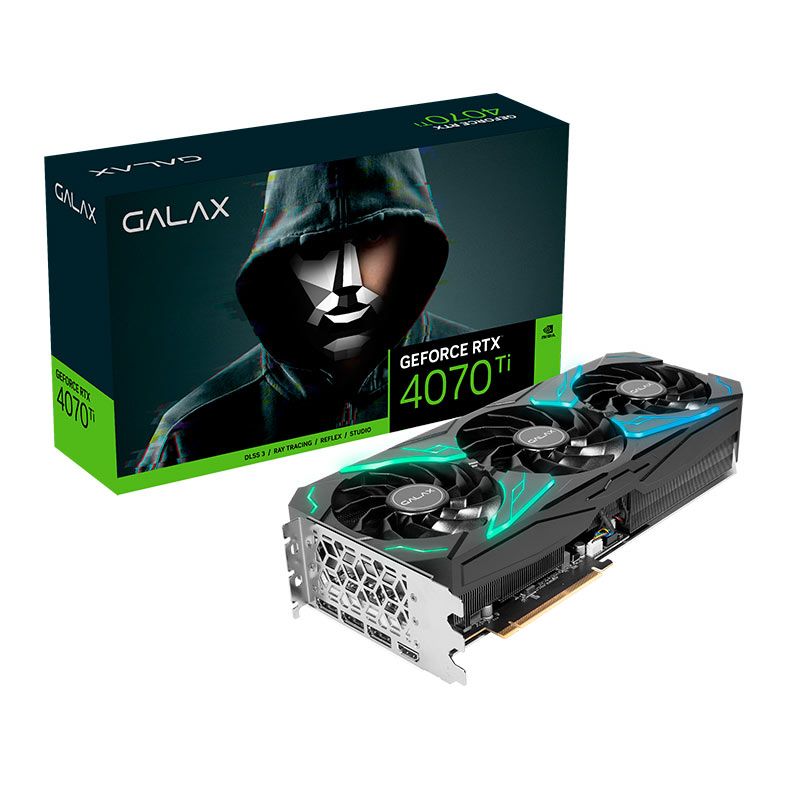 Placa de Video Galax Geforce RTX 4070 Ti SG 1-Click OC, 12GB, GDDR6X, 192-bit, 47IOM7MD6MSG-NAC