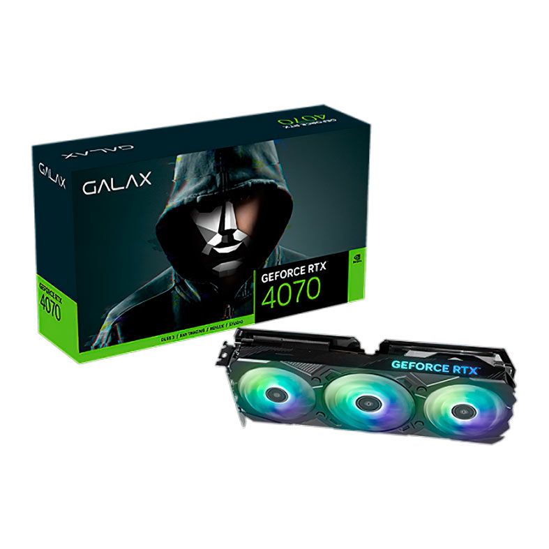Placa de Video Galax GeForce RTX 4070 EX Gamer 1-Click OC, 12GB, GDDR6X, 192-bit, 47NOM7MD7JEG