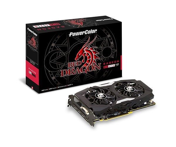Placa de Video PowerColor Radeon RX 470 4GB GDDR5 Red Dragon 256-bit, AXRX 470 4GBD5-3DHD/OC