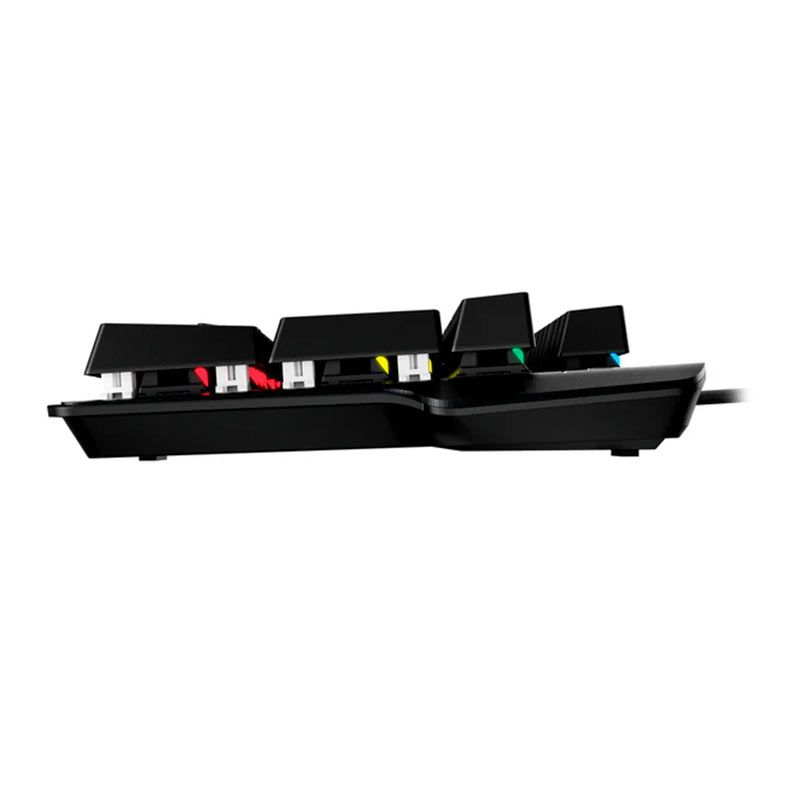 Teclado Mecanico Gamer HyperX Alloy MKW100, RGB, Switch Red, Preto, 4P5E1AA-ABA