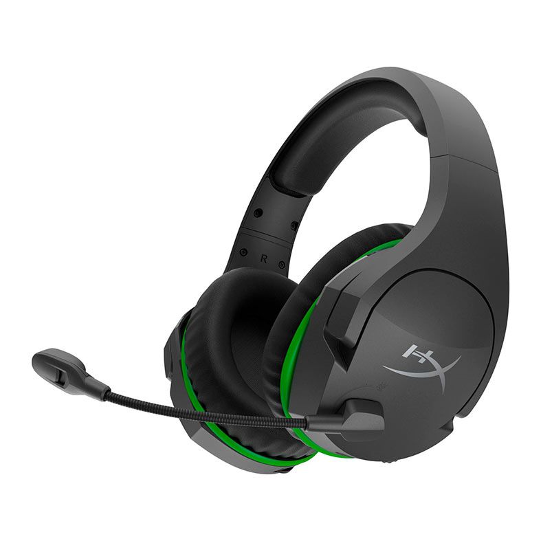 OPENBOX Headset Gamer HyperX CloudX Stinger Core, Drivers 40mm, Sem Fio, Preto e Verde, 4P5J0AA