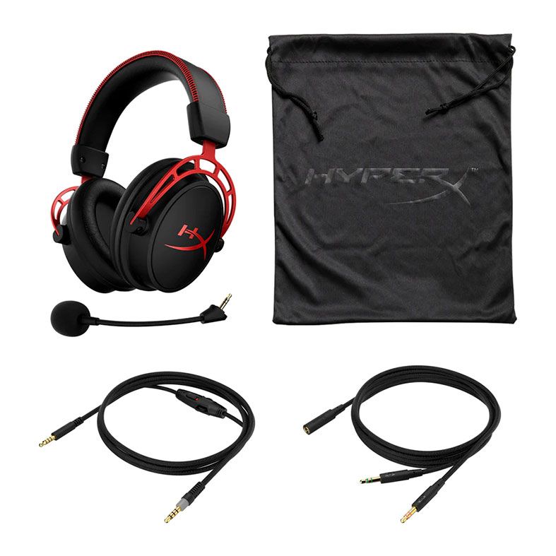Headset Gamer HyperX Cloud Alpha, Drivers 50mm, Preto e Vermelho, 4P5L1AAABL