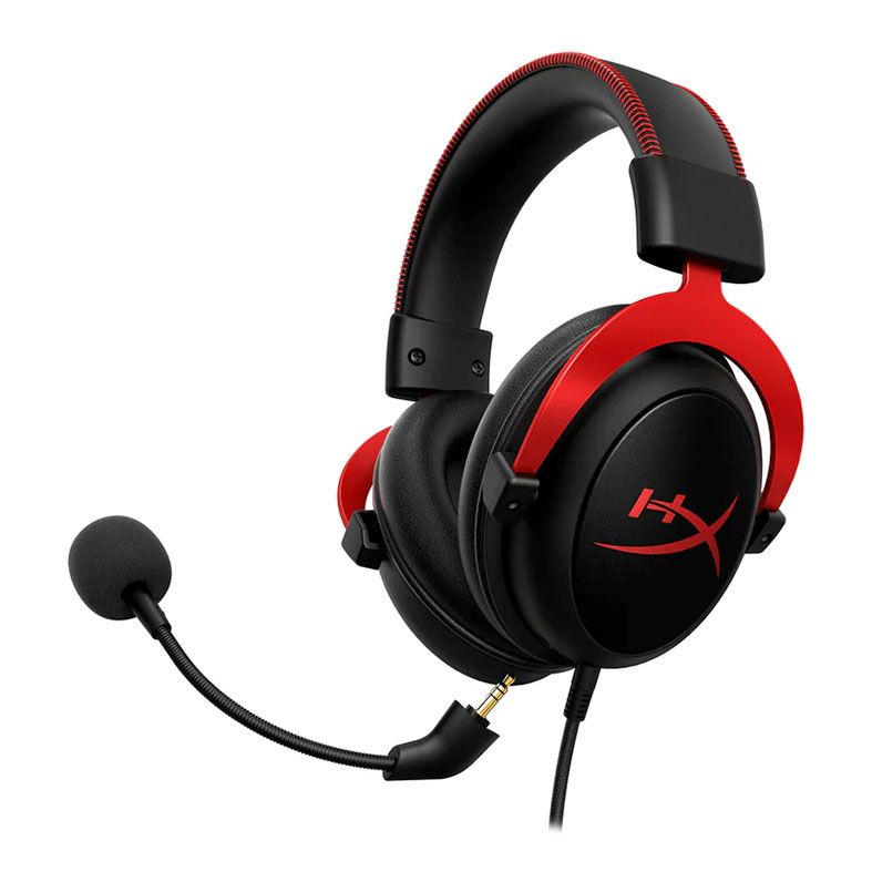 Headset Gamer HyperX Cloud II, Som Surround 7.1, Drivers 53mm, Preto/Vermelho, 4P5M0AA