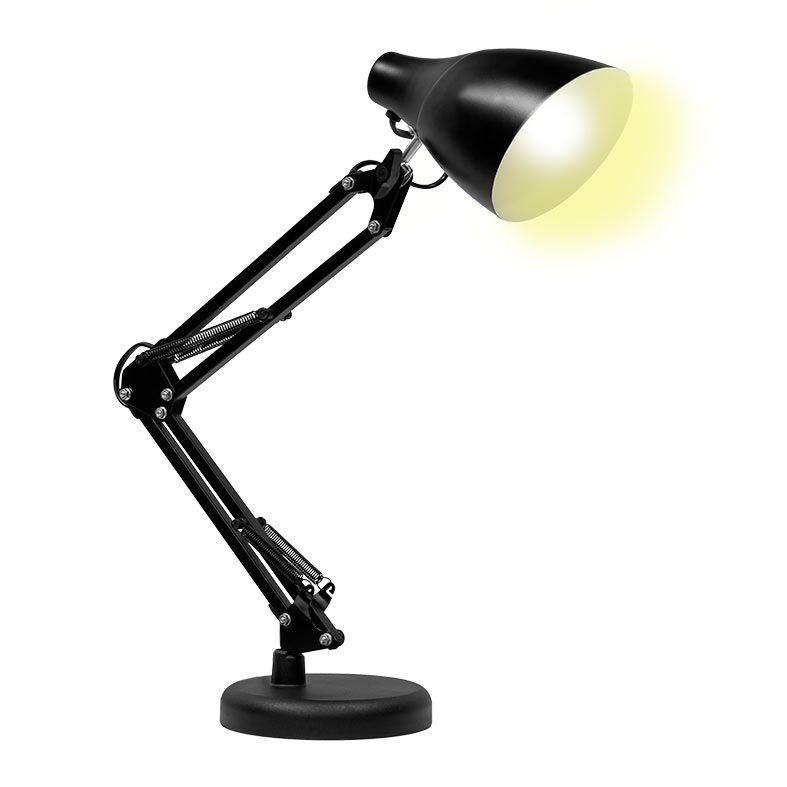 Luminaria de Mesa Articulada 4U Tech King Desk Lamp, 40W, Preto, 4U-LMA