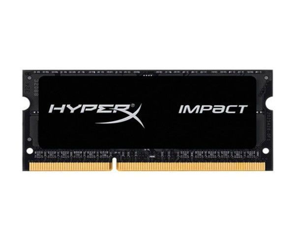 Memoria Para Notebook Kingston HyperX Impact 8GB (1x8) DDR3 1600MHz Preta, HX316LS9IB/8