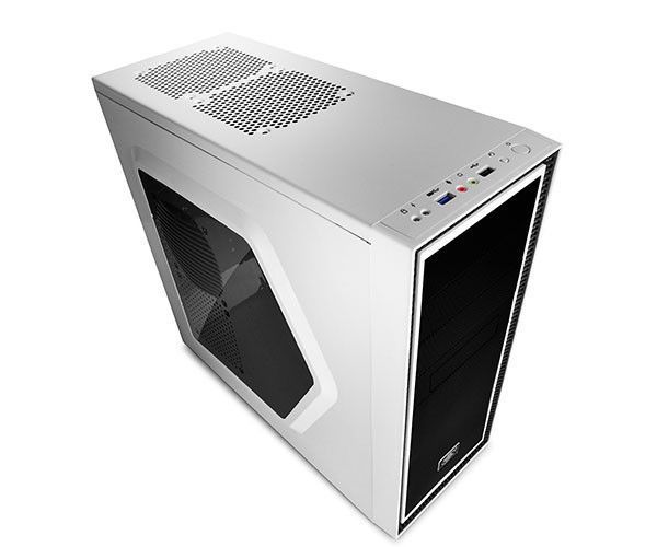 Gabinete DeepCool Tesseract WH com Janela, DP-ATX-TSRSWWH - BOX