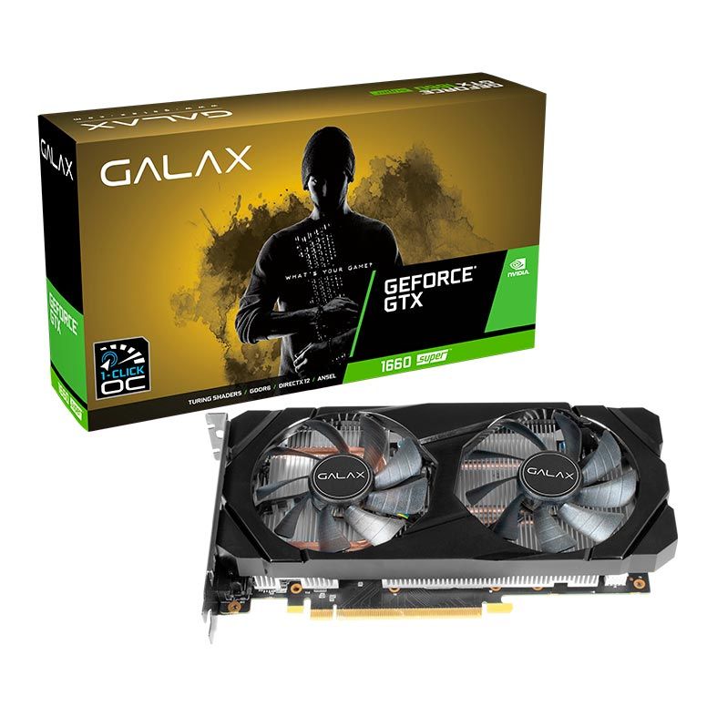 Placa de Video Galax GeForce GTX 1660 Super 6GB 1-Click OC 192-bit, 60SRL7DSY91S