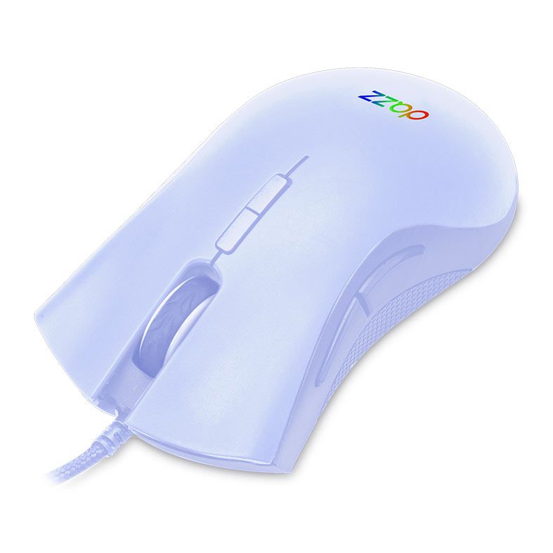 Mouse Gamer Dazz Mizard, RGB, 12000DPI, 7 Botoes, Lilas, 62000087