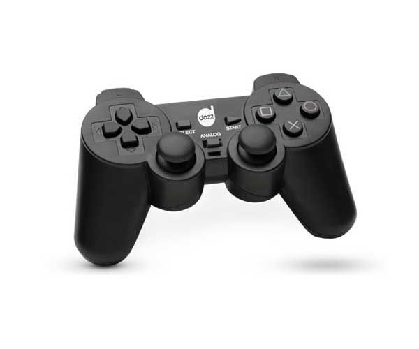 Controle DAZZ Double Shock, USB, Preto, 621322