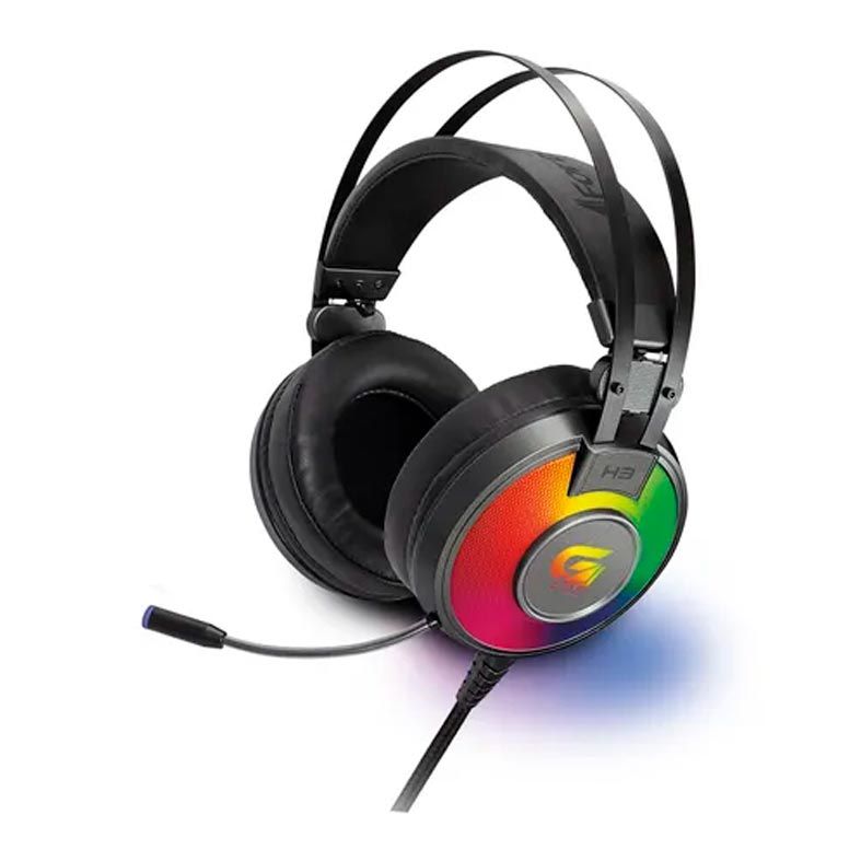 Headset Gamer Fortrek PRO H3 RGB Cinza, 65906