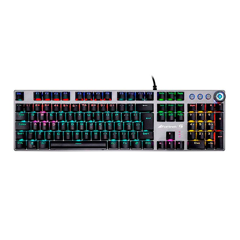 Teclado Mecanico Fortrek GPro K7 Rainbow Switch Blue, 67702