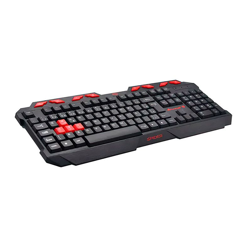 Teclado Gamer Fortrek Spider GK-706, ABNT2, Preto e Vermelho, 68730-GK-706