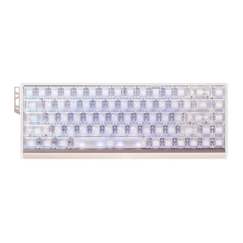 Teclado Magnetico ATK Gear 68 RX, Switch Wolf, Branco, 68RX-WH