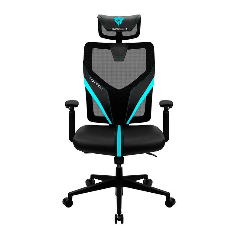 Cadeira Gamer ThunderX3 YAMA1 Ergonomica, Preto e Cyan, 69674