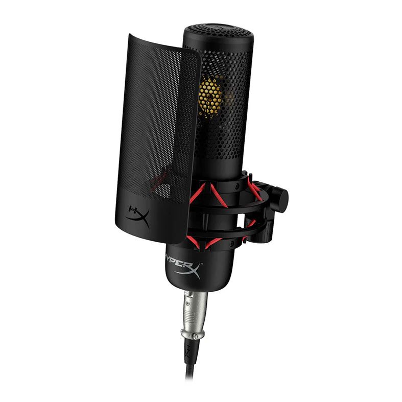 Microfone HyperX ProCast, XLR, Preto, 699Z0AA