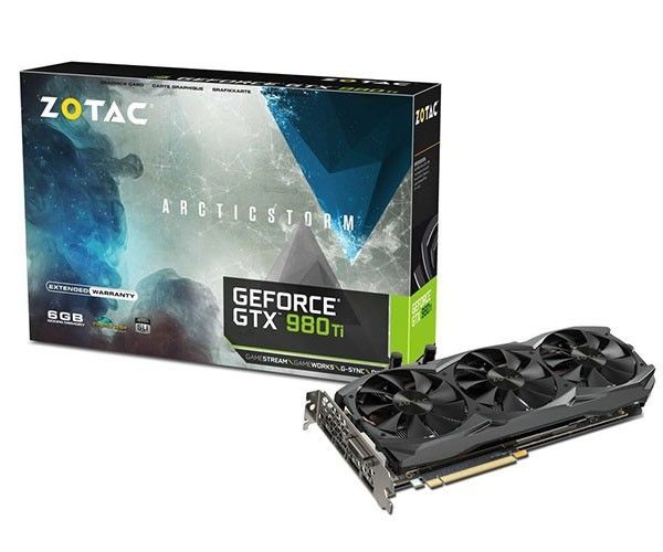 Placa de Video Zotac GeForce GTX 980 Ti 6GB DDR5 ArcticStorm 384-bit, ZT-90502-10P