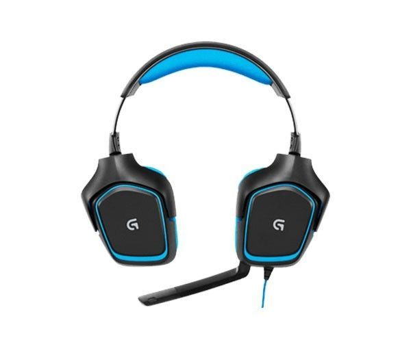 Headset Gamer Logitech G430 7.1 Surround USB Digital Preto/Azul, 981-000536