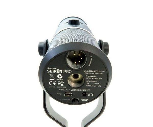 Microfone Razer Seiren PRO XLR/USB Digital Elite Profissional, RZ05-01320100-R3M1