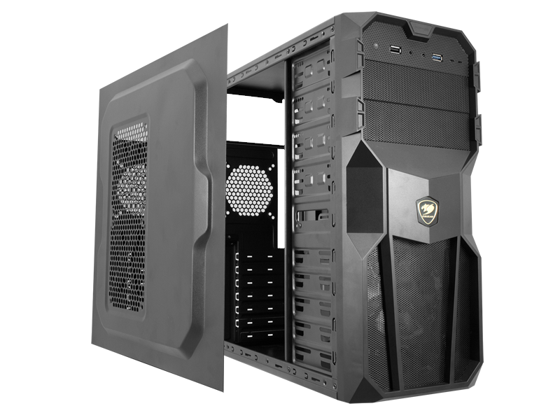 Gabinete Cougar MX200 Black, MX200 - BOX