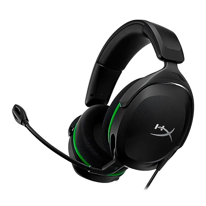 OPENBOX Headset Gamer HyperX CloudX Stinger 2 Core, Xbox, Drivers 40mm, Preto e Verde, 6H9B8AA
